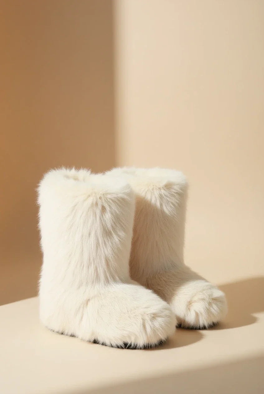 Margaux White Boots