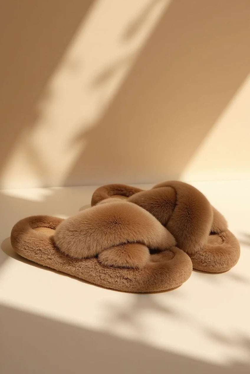 Chloé Brown Slippers
