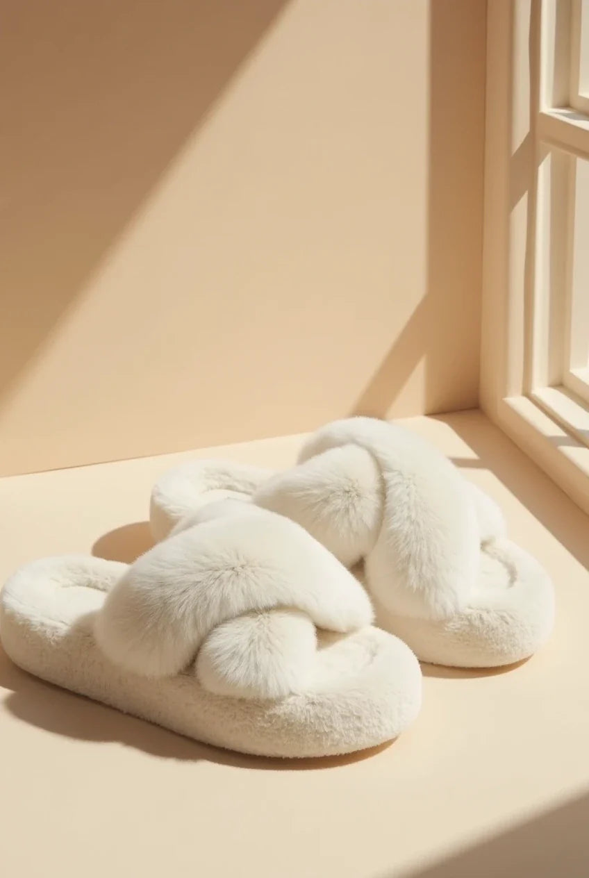 Chloé White Slippers