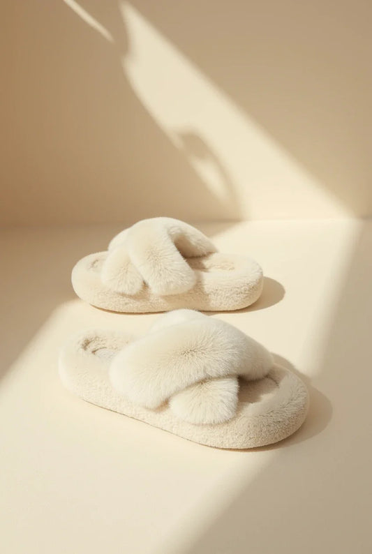 Chloé White Slippers