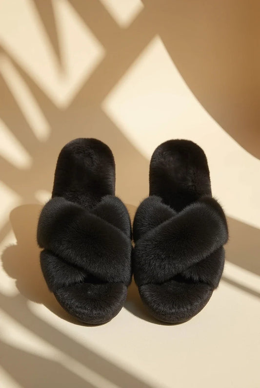 Chloé Black Slippers