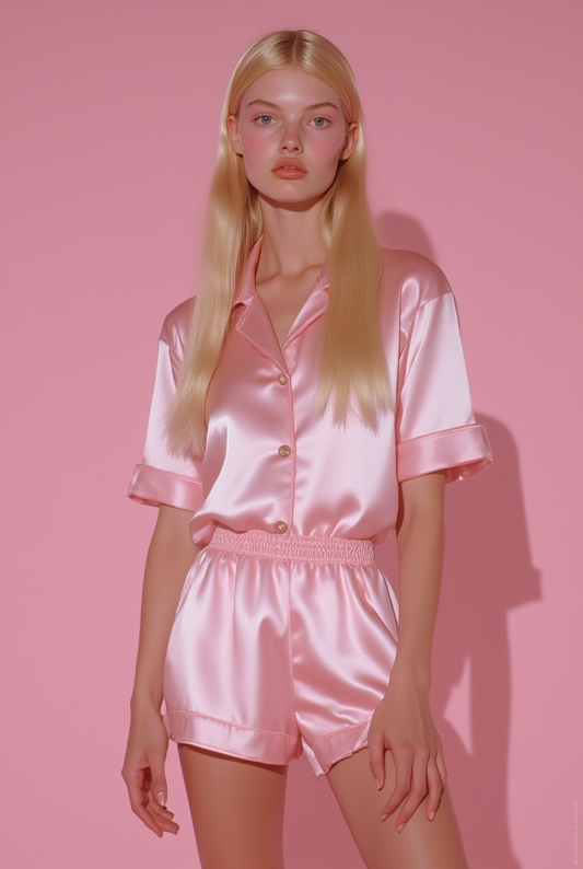 Tropical Bloom Short Pajamas