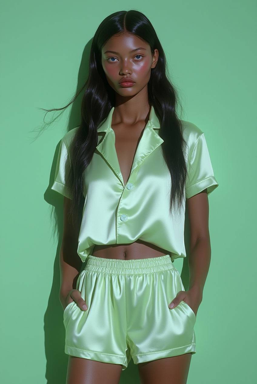 Tropical Bloom Short Pajamas