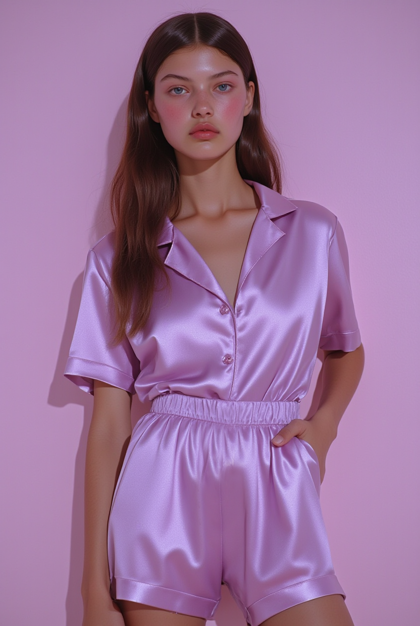 Tropical Bloom Short Pajamas