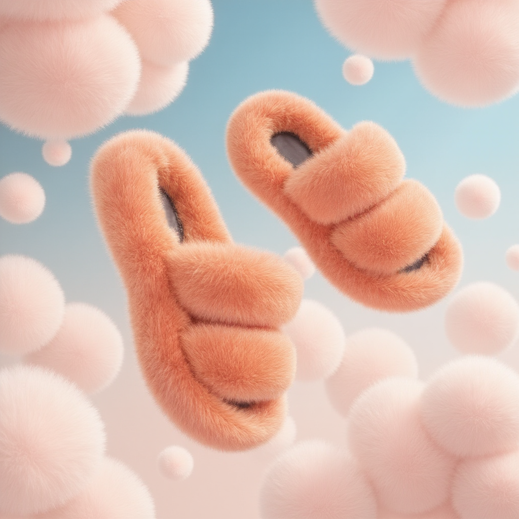 Peach Sorbet Slippers