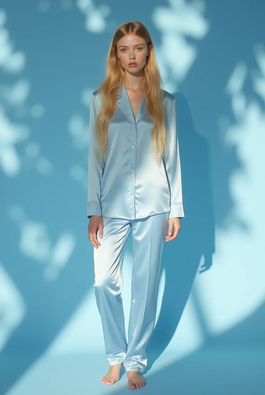 Sky Cream Pajamas