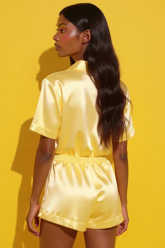 Lemon Drizzle Short Pajamas