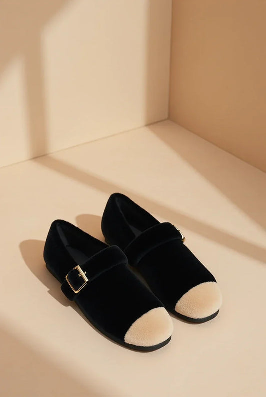 Vivienne Black Slippers