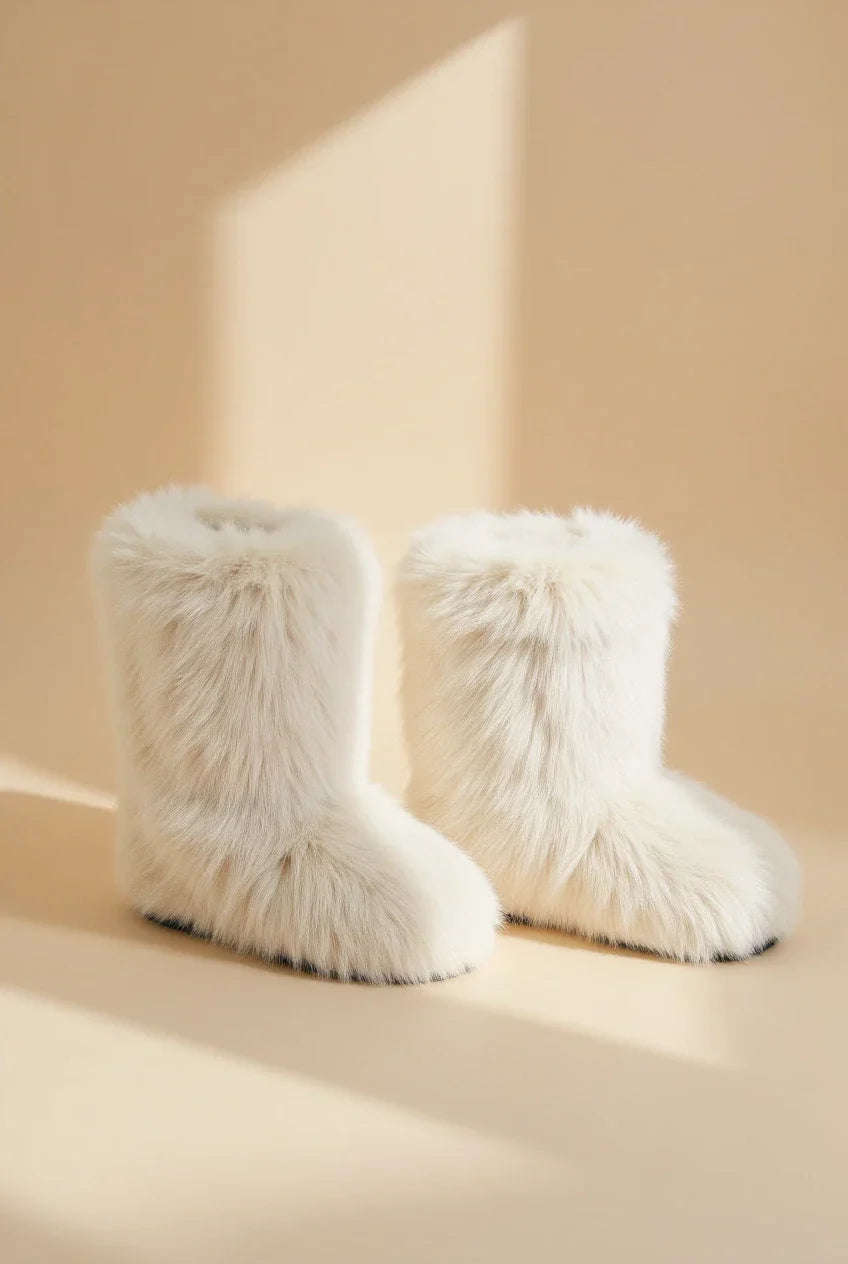 Margaux White Boots