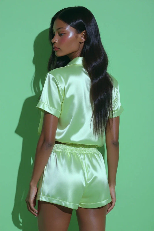 Mint Frost Short Pajamas