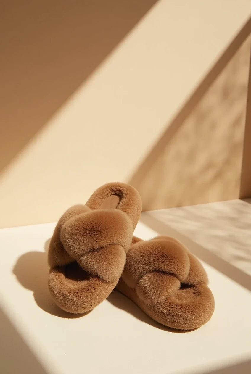 Chloé Brown Slippers