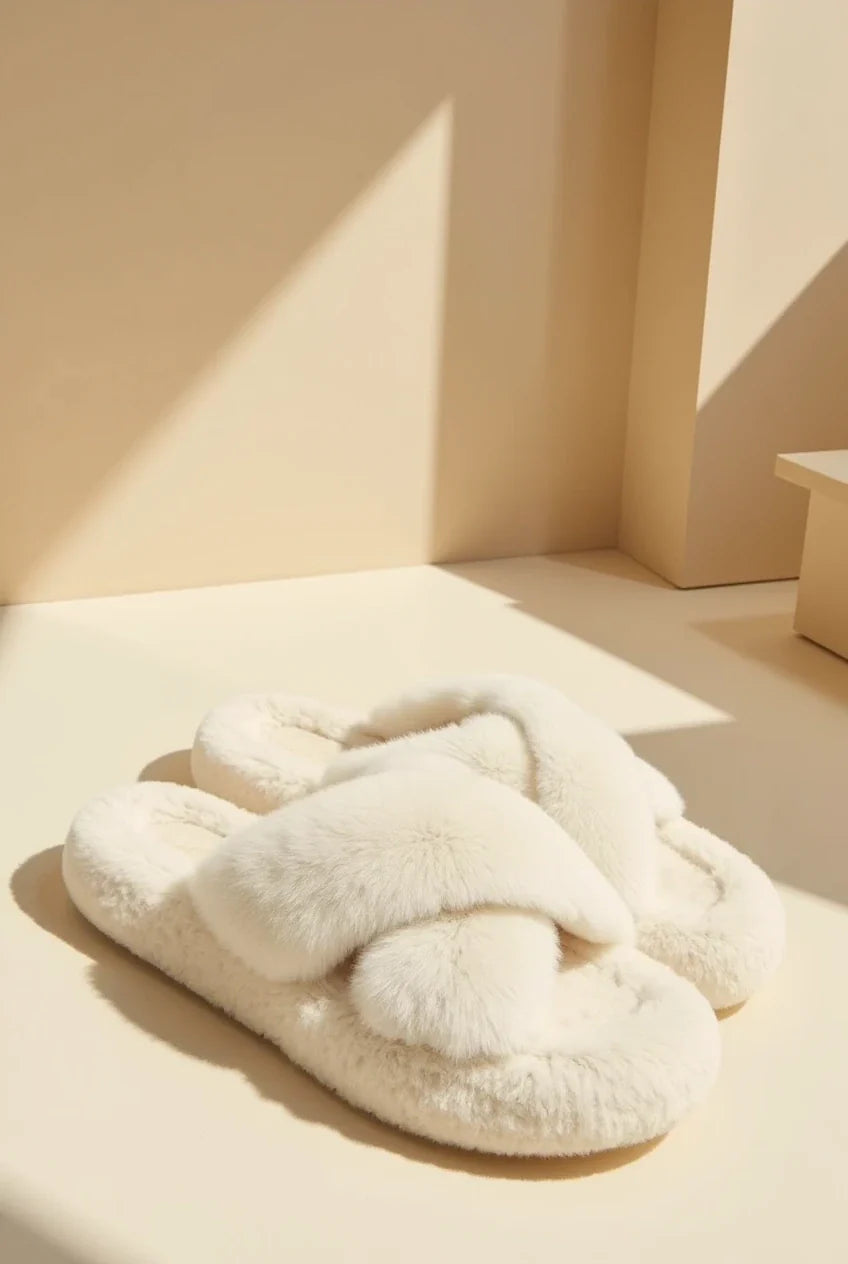 Chloé White Slippers